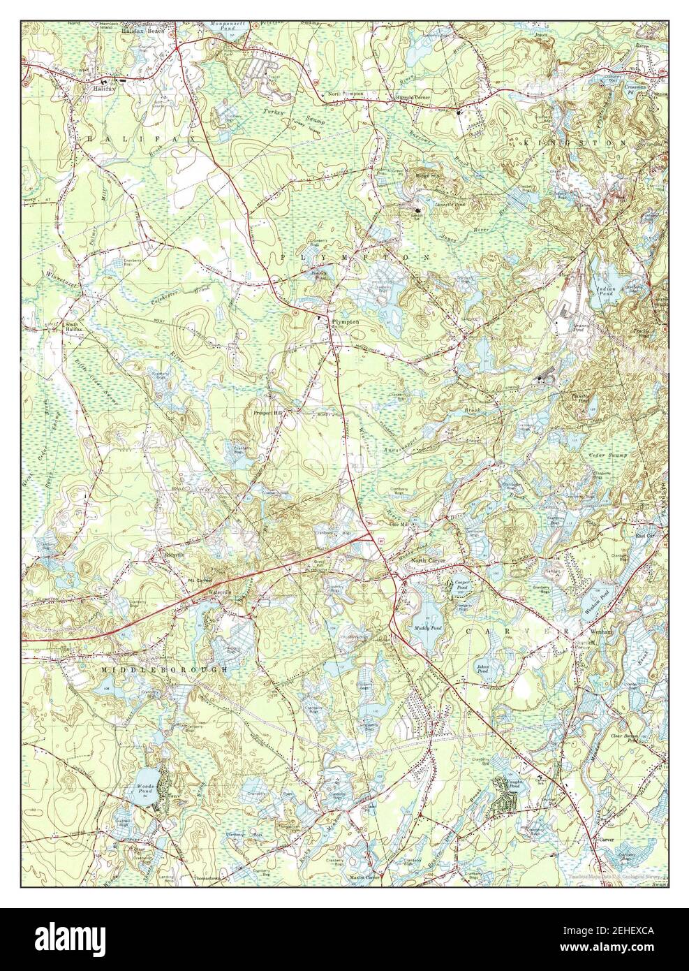 Plympton, Massachusetts, map 1977, 125000, United States of America by