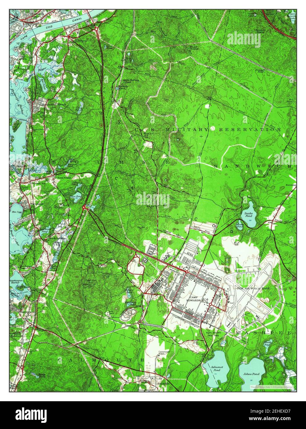 Map of pocasset hires stock photography and images Alamy
