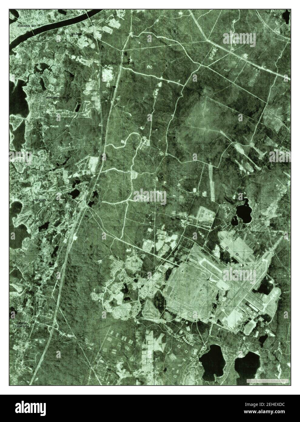 Pocasset, Massachusetts, map 1977, 125000, United States of America by