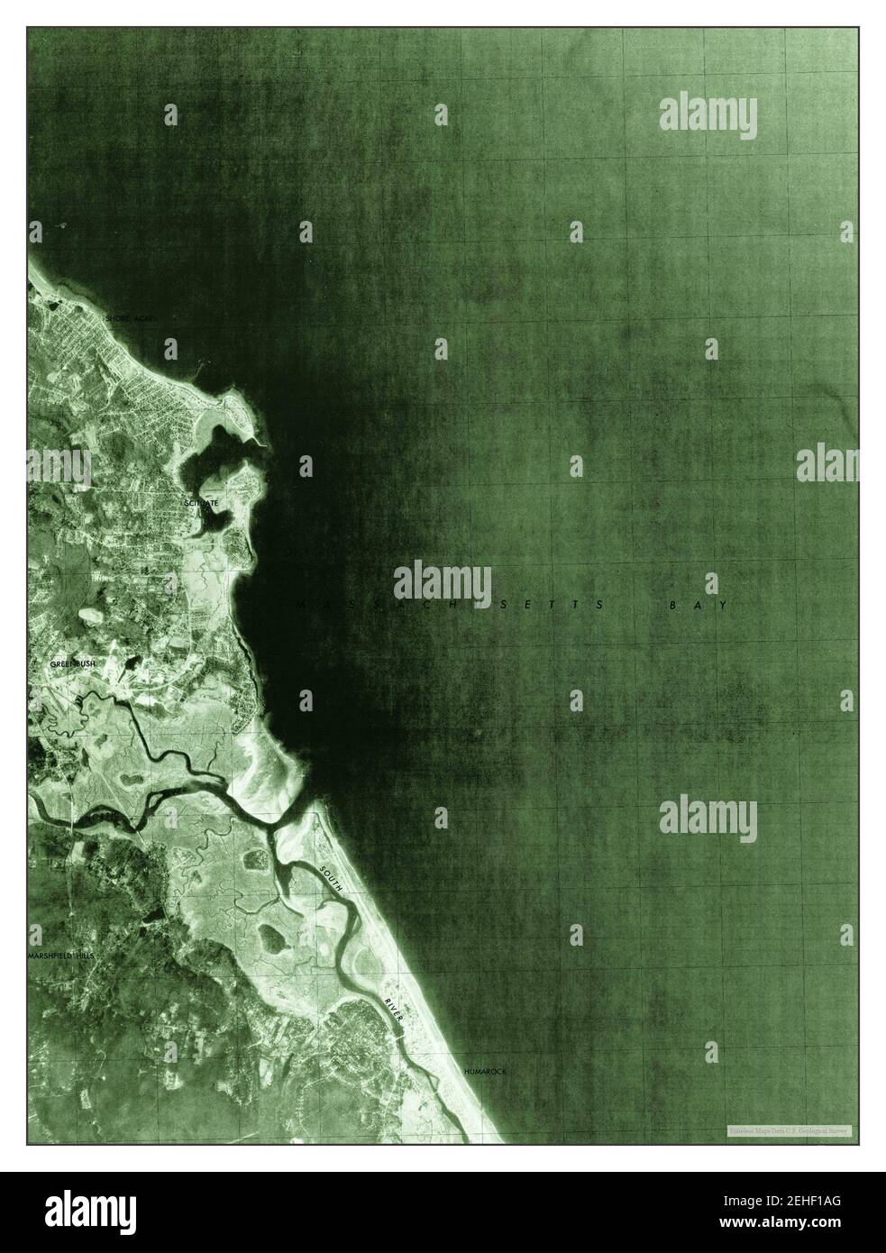 Scituate, Massachusetts, map 1977, 125000, United States of America by Timeless Maps, data U.S
