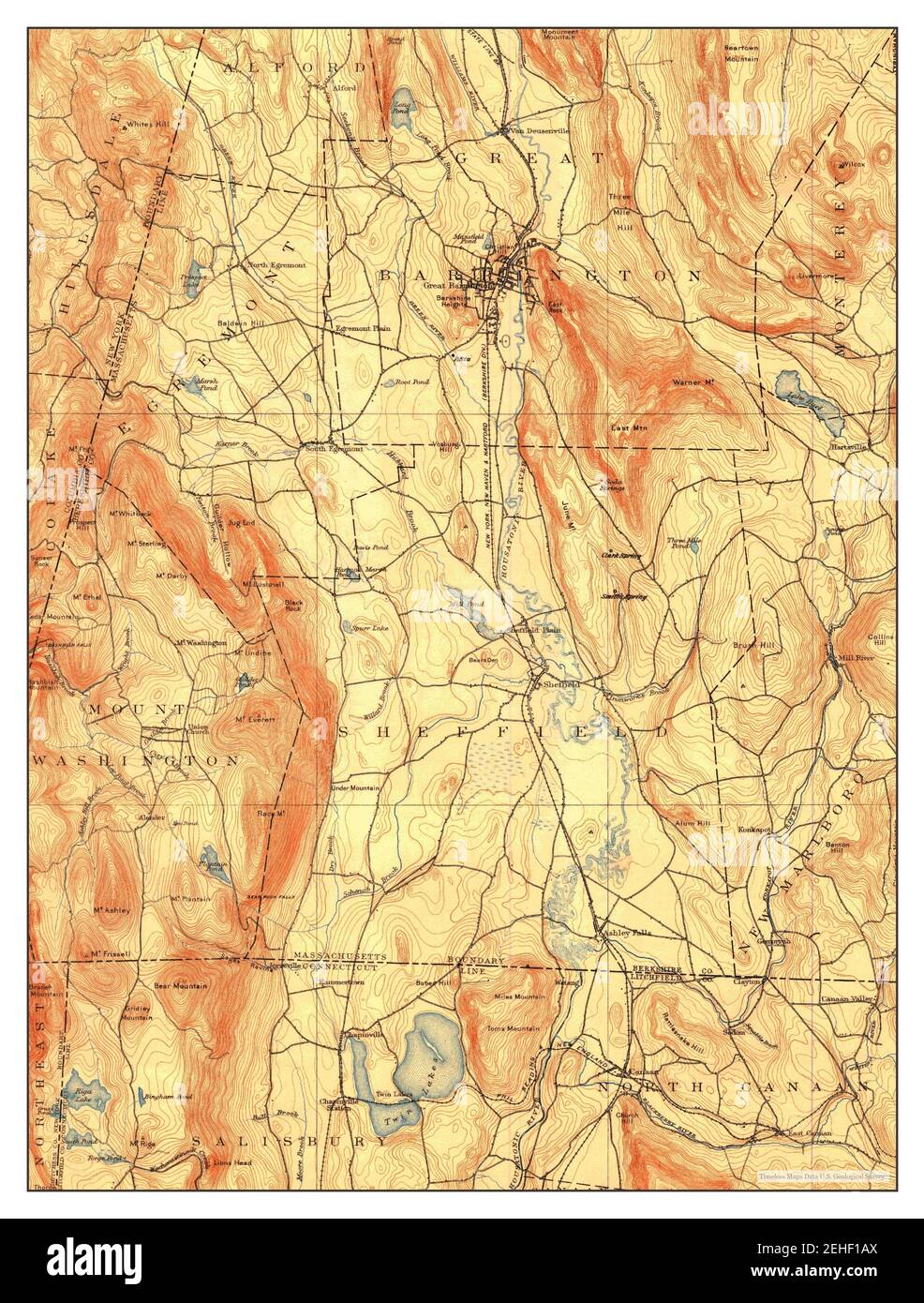 Sheffield, Massachusetts, map 1885, 162500, United States of America