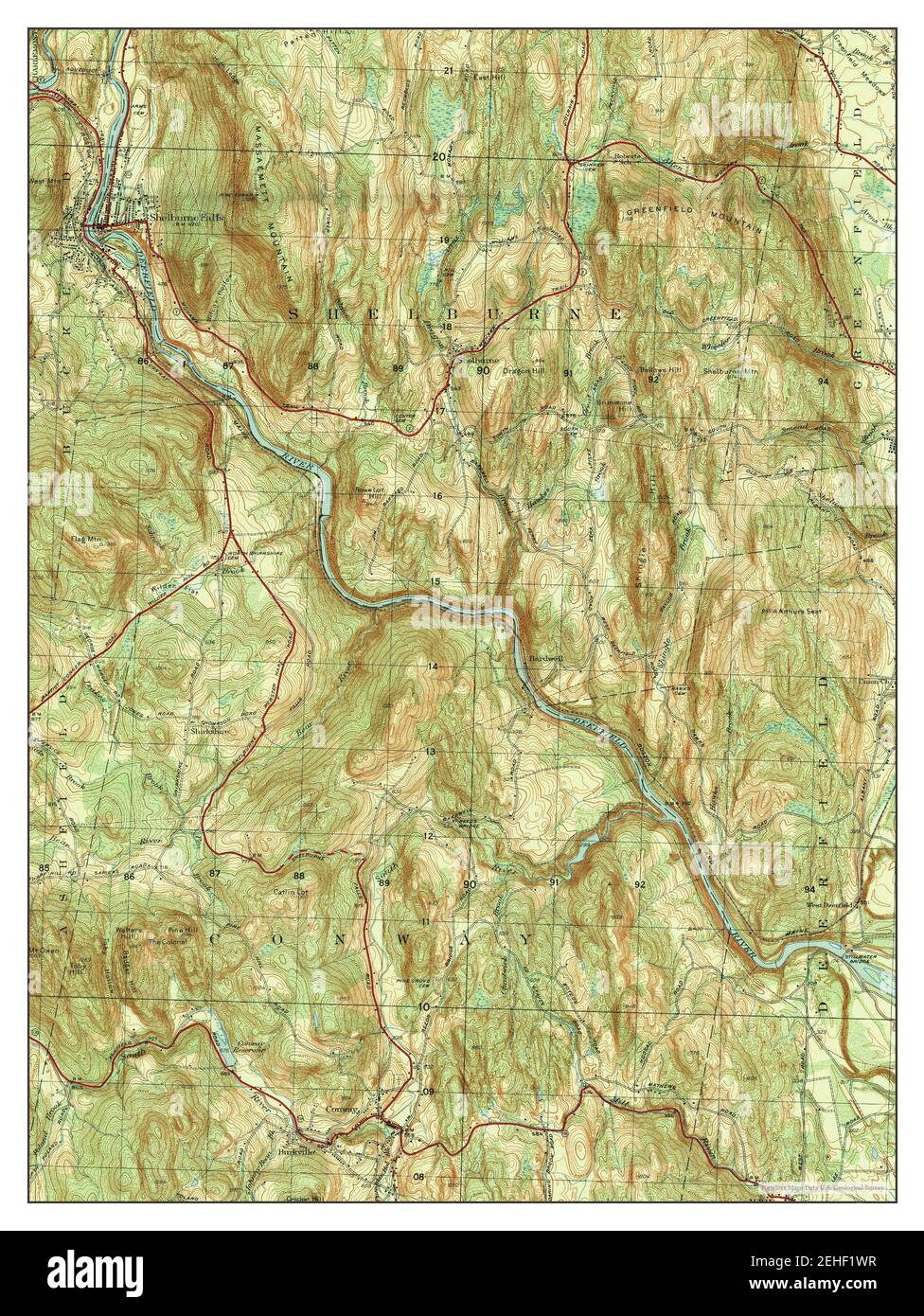Map of shelburne hires stock photography and images Alamy