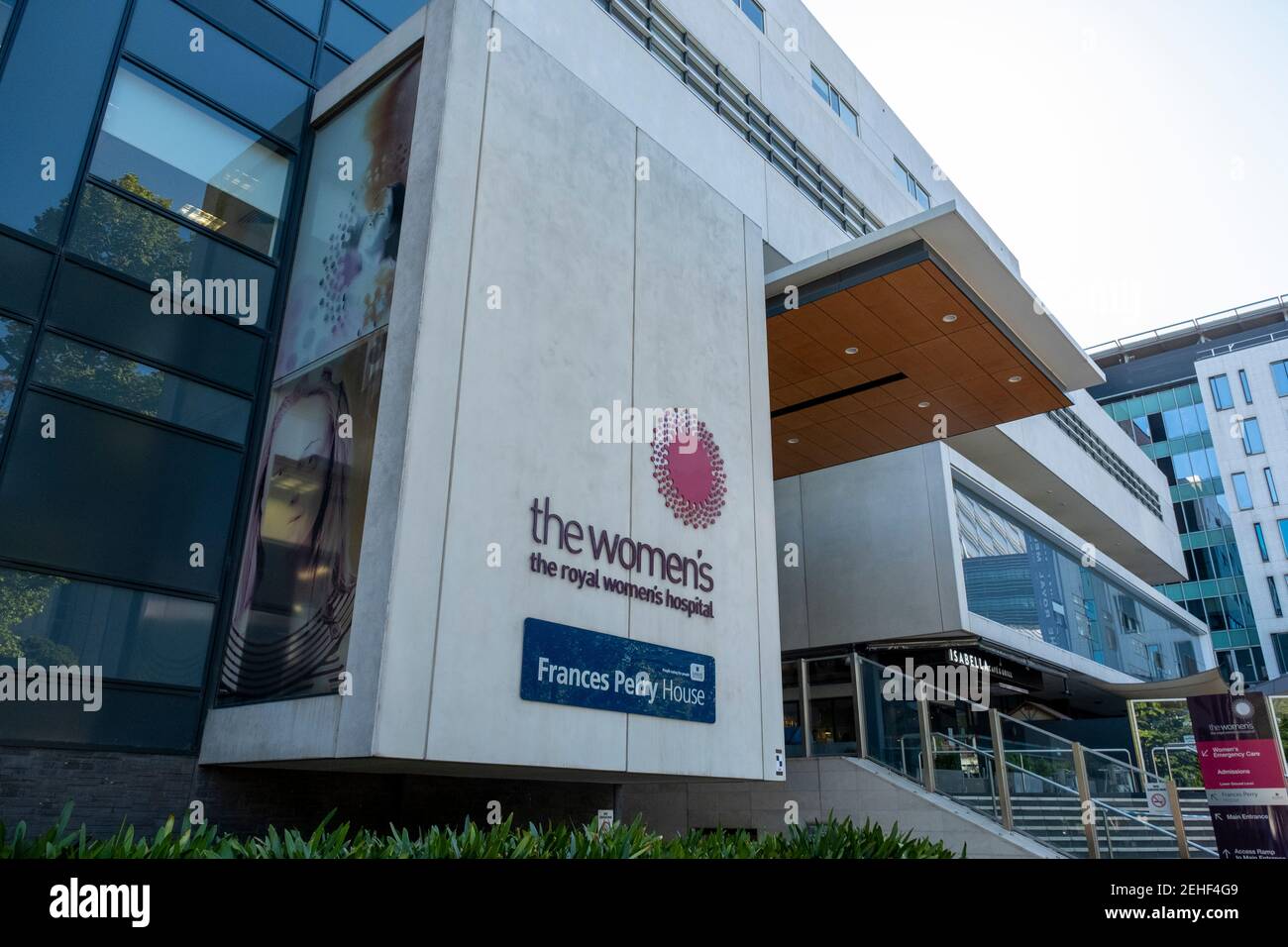 The Royal Women's Hospital Parkville, Melbourne, Australia, Victoria Stock Photo