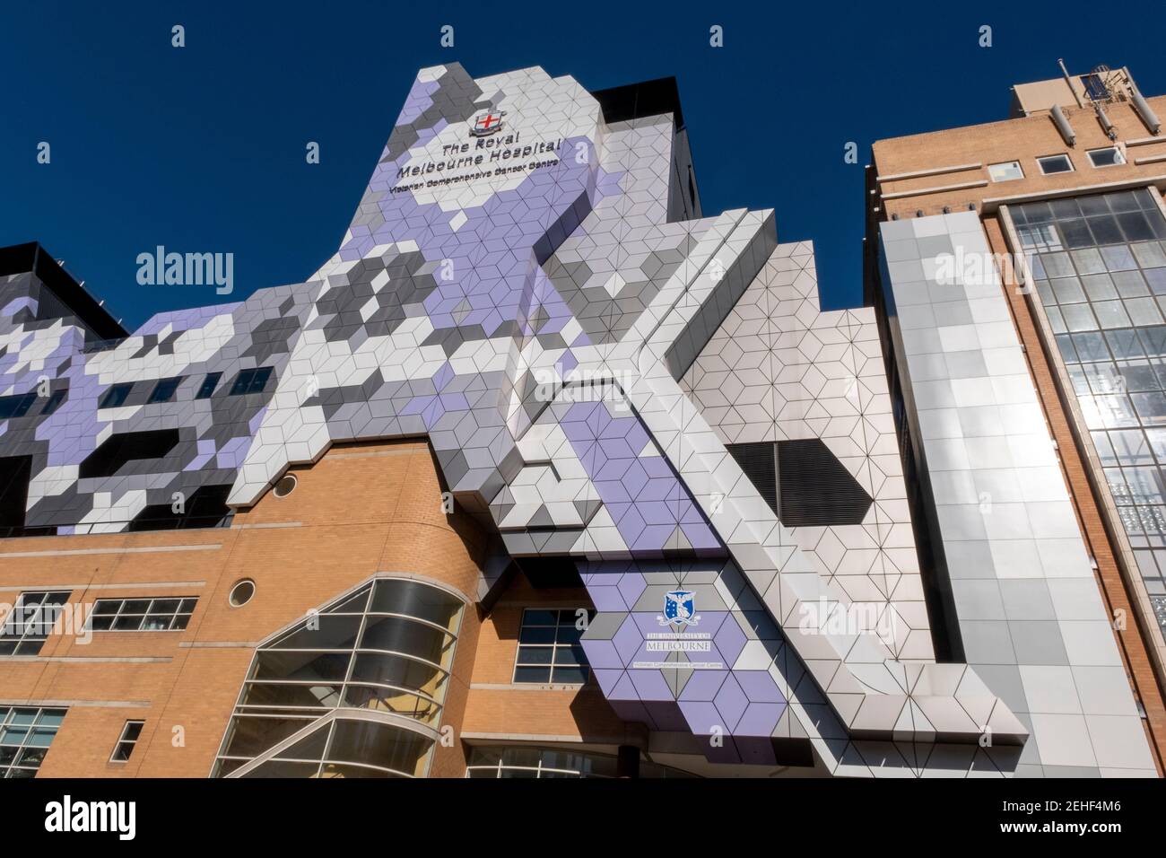 The Royal Melbourne Hospital in Melbourne, Victoria, Australia Stock