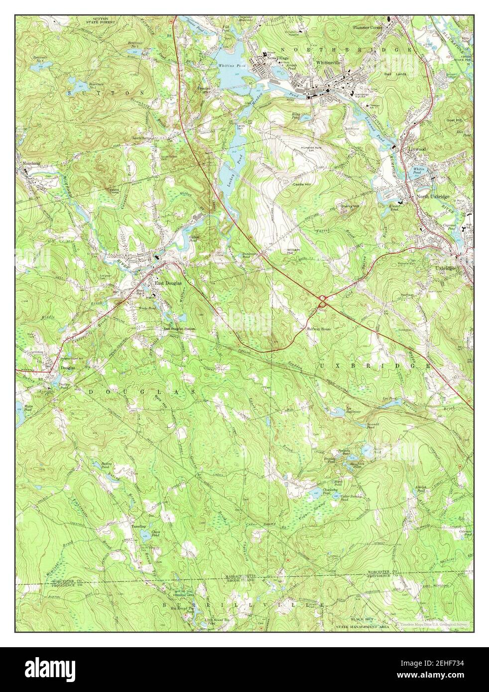 Uxbridge map Cut Out Stock Images & Pictures Alamy
