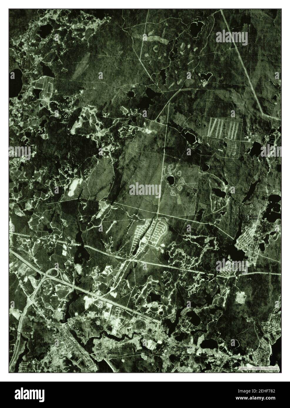 Wareham, Massachusetts, map 1977, 125000, United States of America by