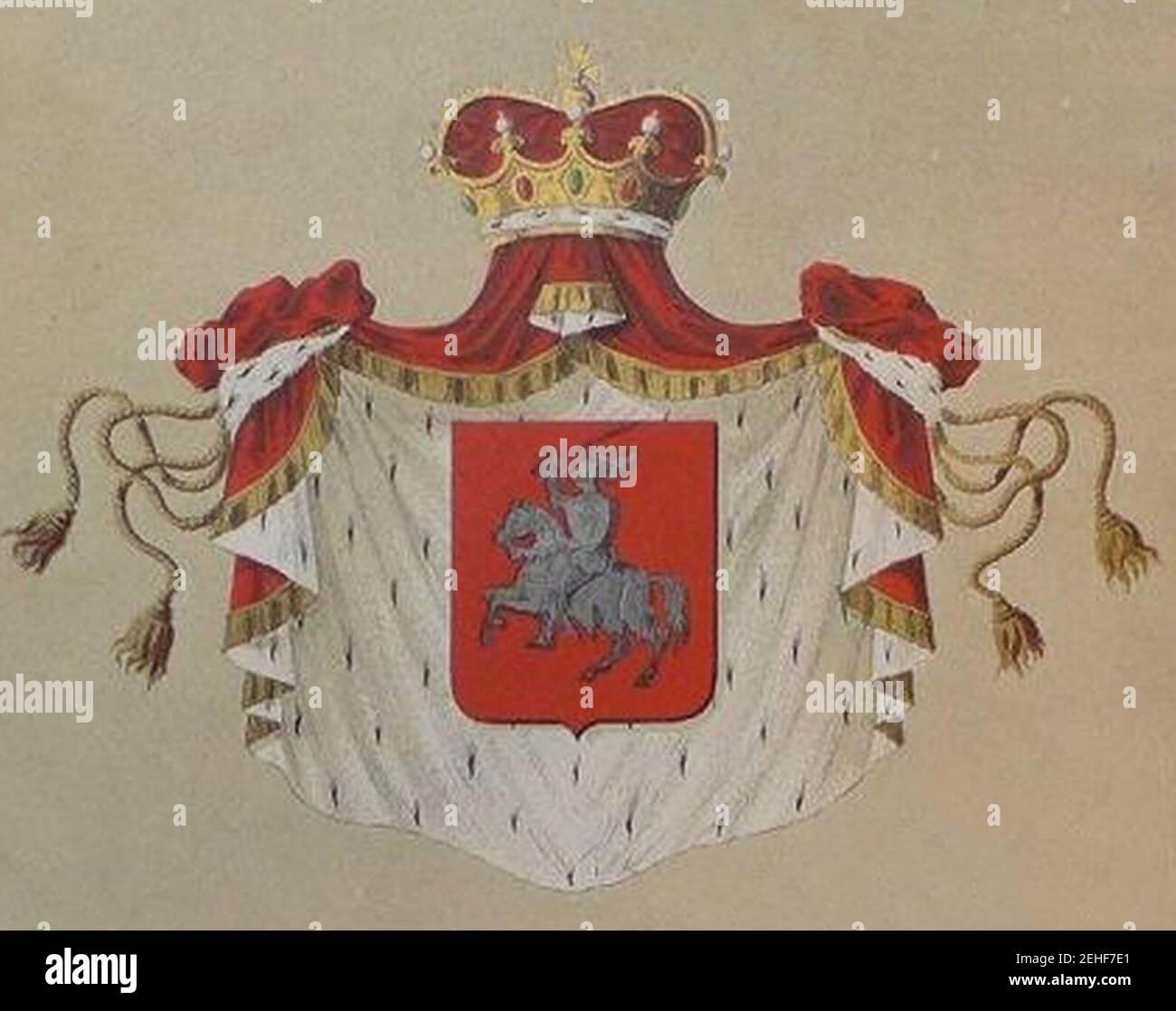 Pahonia. Пагоня (1858 Stock Photo - Alamy