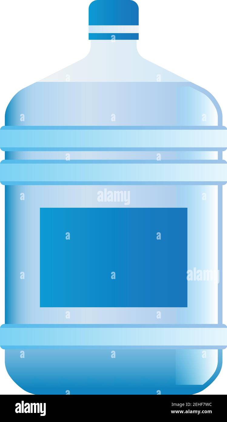 mineral water bottle isolated on white background. vector illustration ...