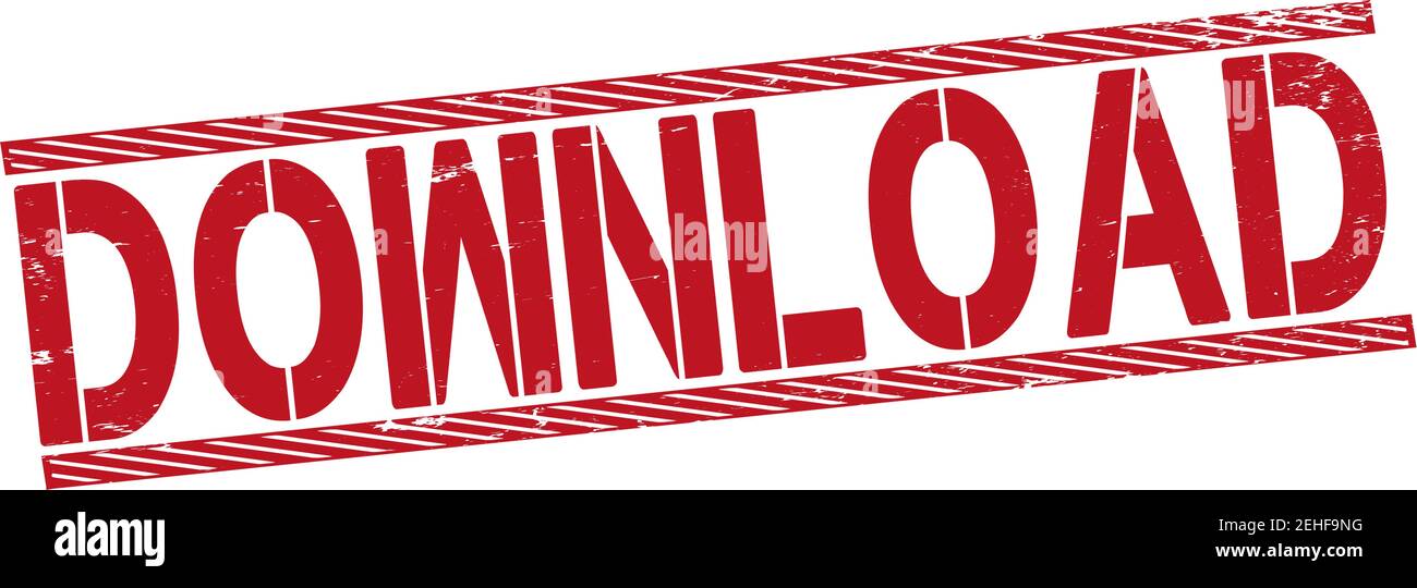DOWNLOAD red Rubber Stamp vector over a white background Stock Vector
