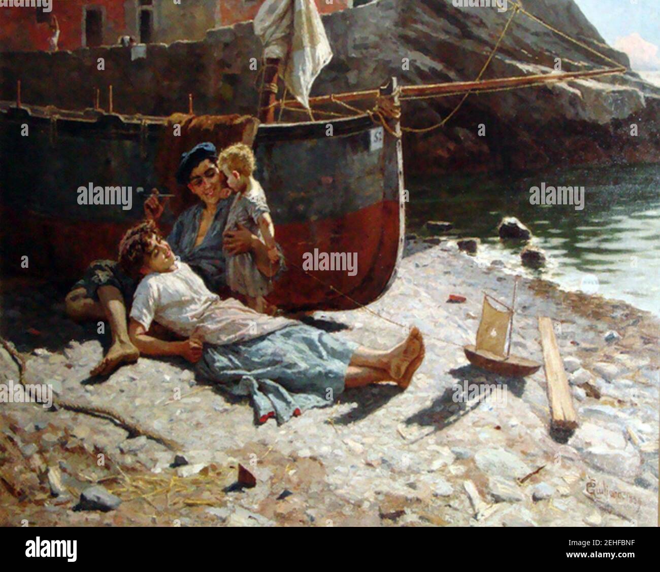 Painting by Bartolomeo Giuliano Stock Photo Alamy