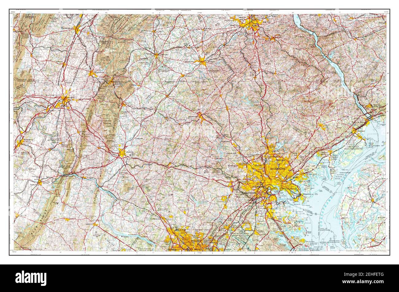 Baltimore Maryland Map 1957 1 250000 United States Of America By Baltimore Maryland Map 1957 1250000 United States Of America By Timeless Maps Data Us Geological Survey 2EHFETG 