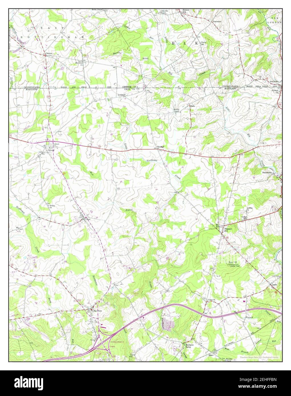 Bay View, Maryland, map 1953, 1:24000, United States of America by ...