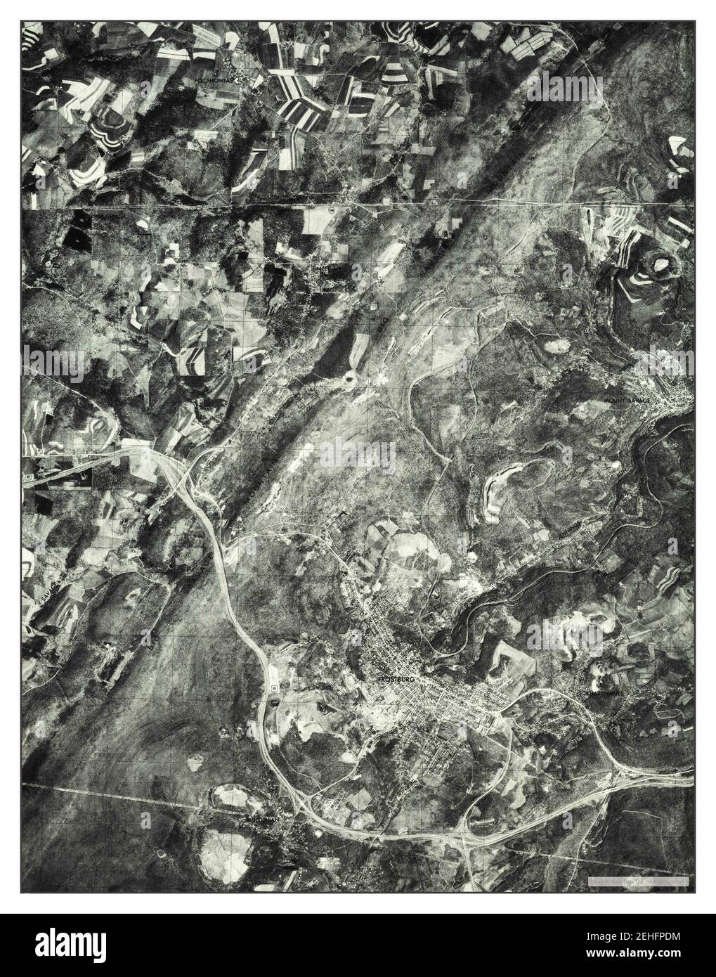 Frostburg, Maryland, map 1977, 124000, United States of America by