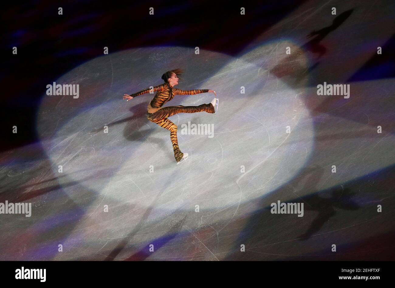 Figure Skating - World Figure Skating Championships - The Mediolanum Forum, Milan, Italy - March 25, 2018   Russia's Alina Zagitova during the gala   REUTERS/Alessandro Bianchi Stock Photo