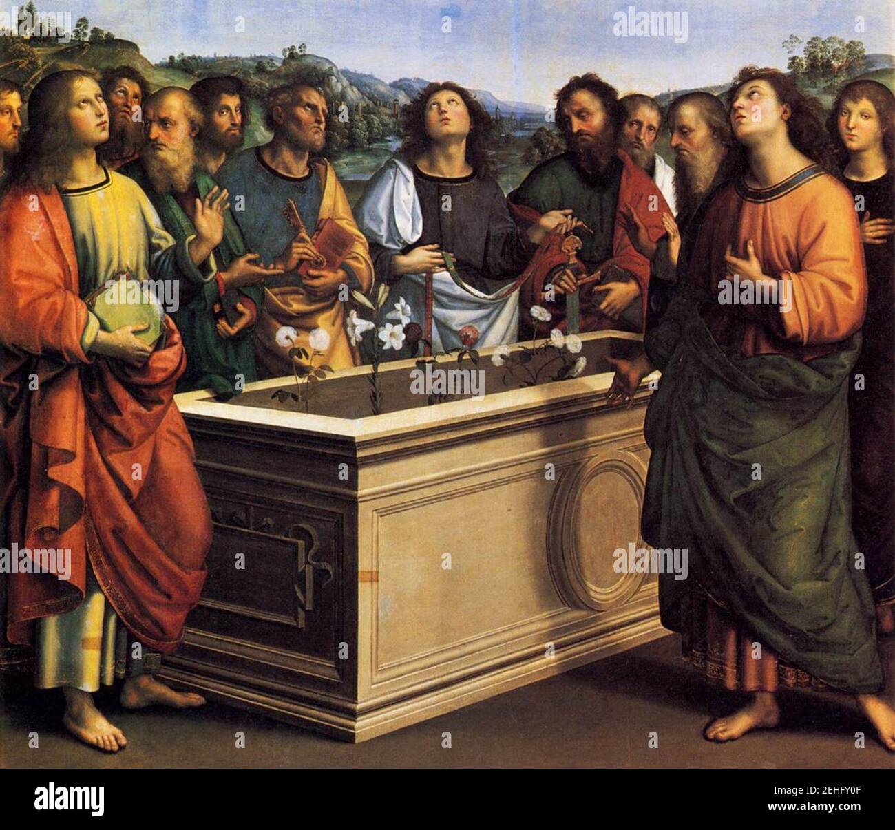 Pala degli Oddi 01 Stock Photo Alamy