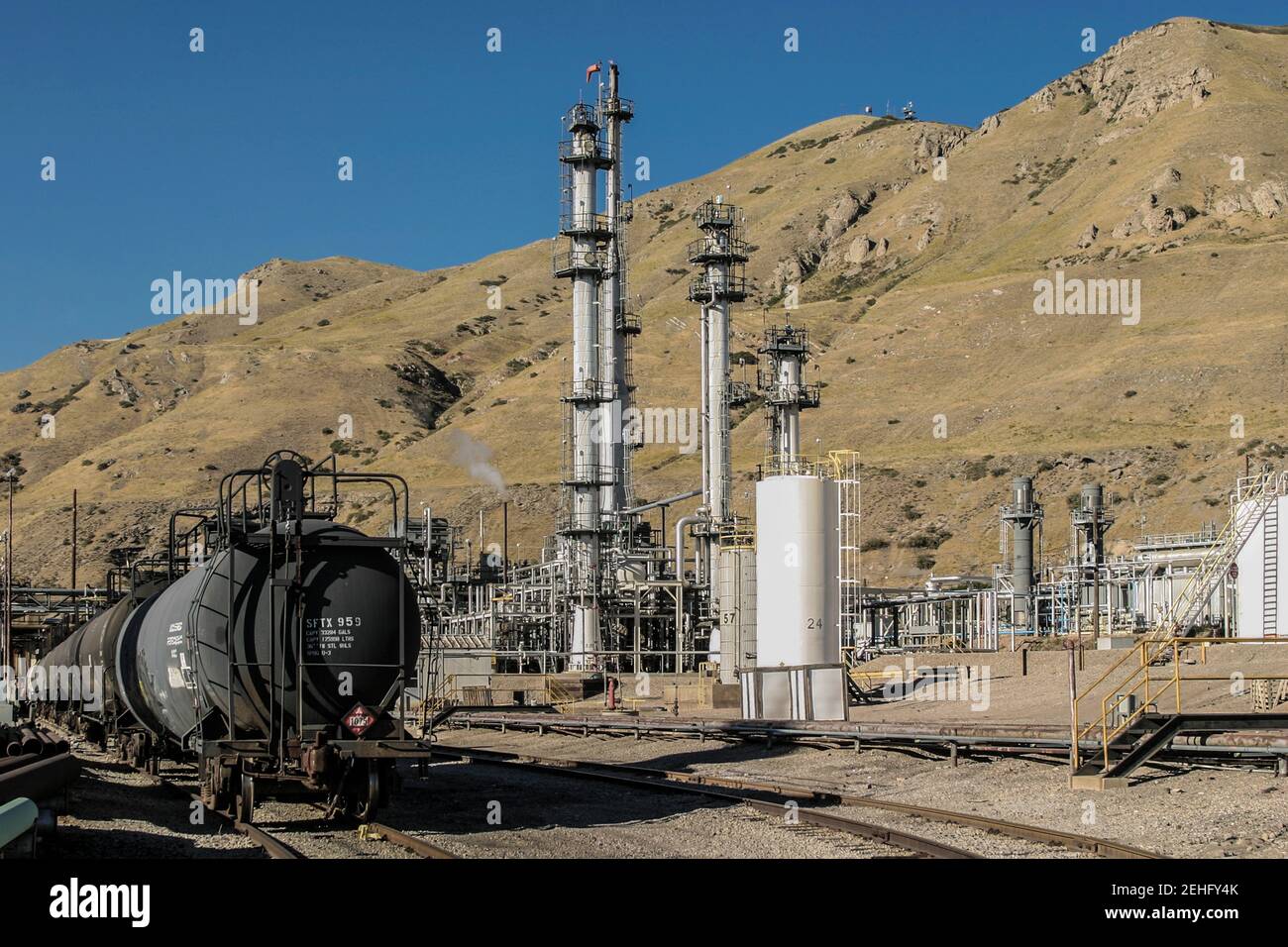 Refinery in Salt Lake City Stock Photo - Alamy