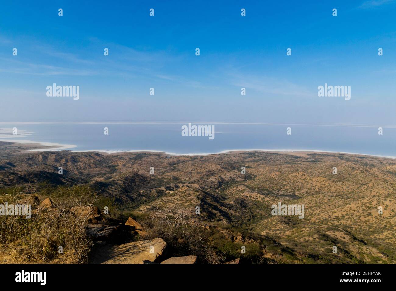 Kalo dungar hills in Kutch Stock Photo
