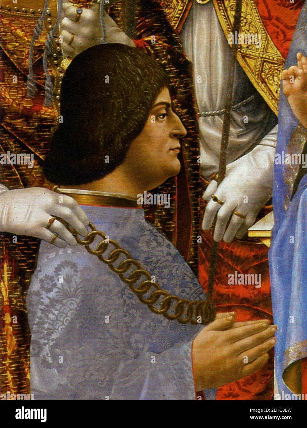 Pala Sforzesca detail 01 Stock Photo Alamy