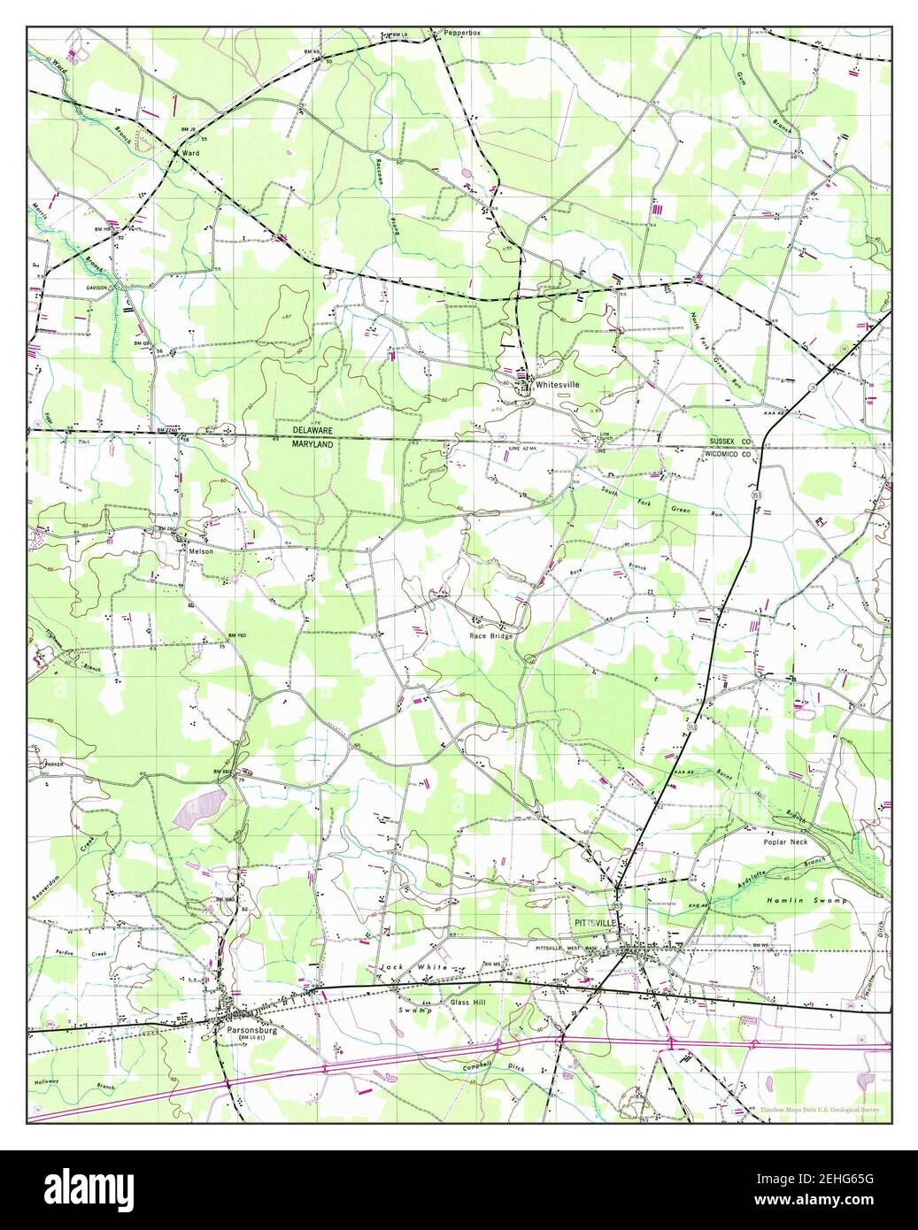 Map of pittsville hires stock photography and images Alamy