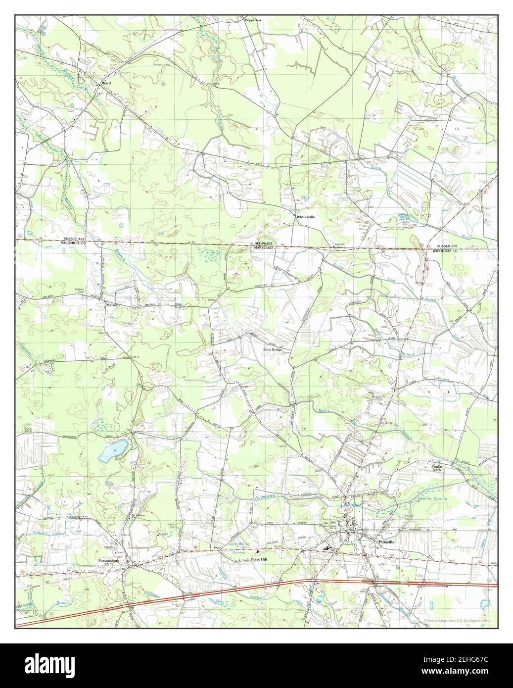 Map of pittsville hires stock photography and images Alamy