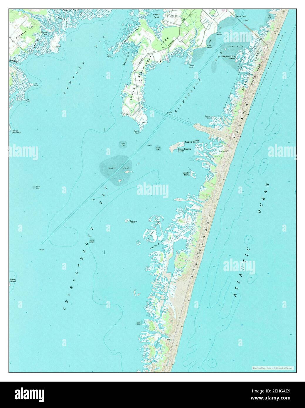 Tangle Island Map Tingles Island, Maryland, map 1964, 1:24000, United States of America ...