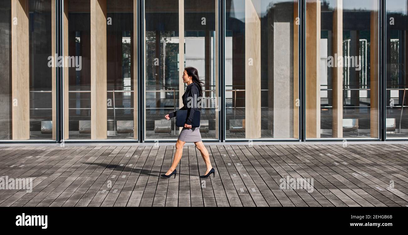 business woman in Paris Stock Photo