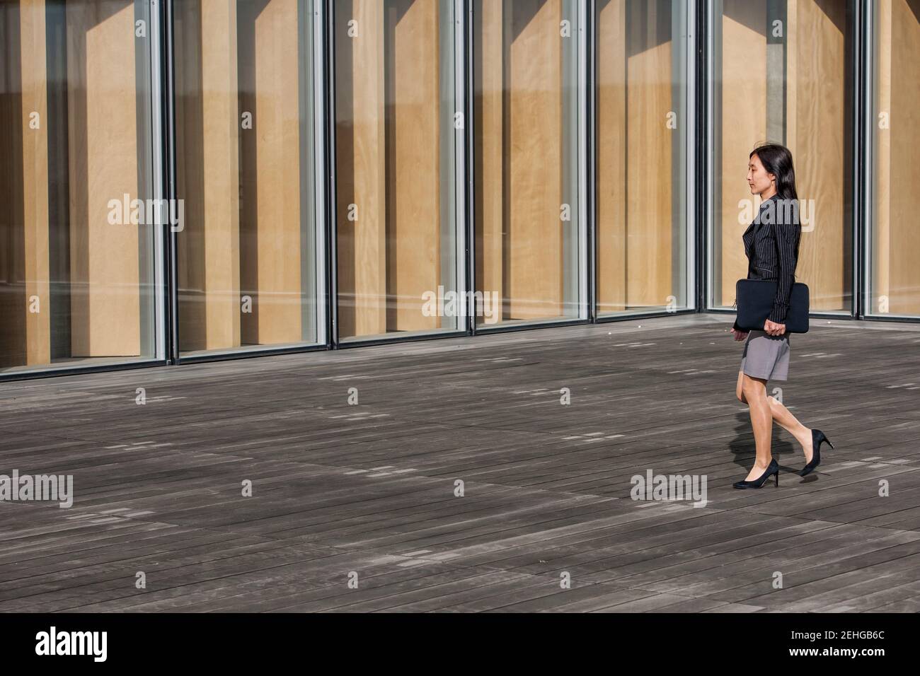 business woman in Paris Stock Photo