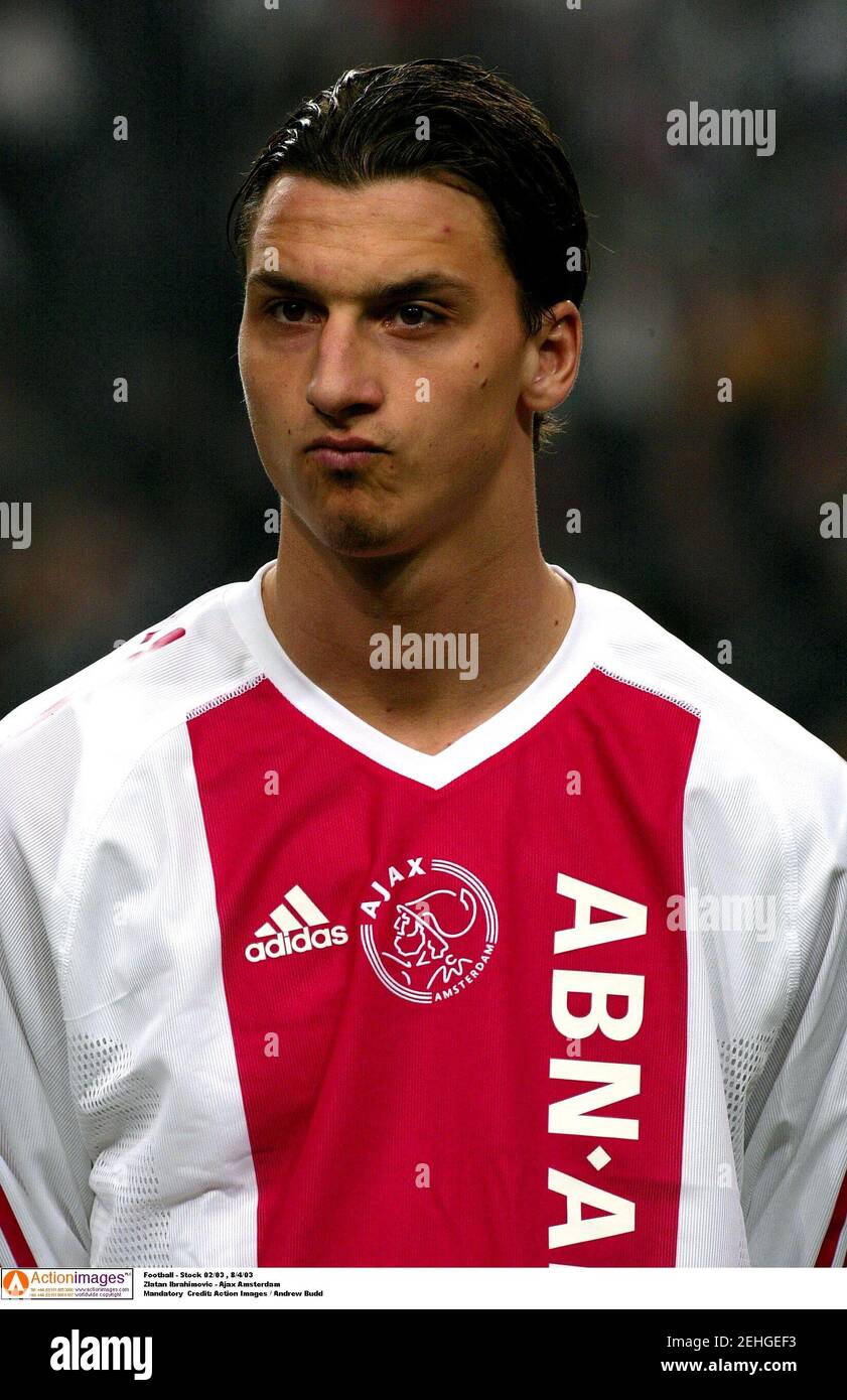 Football - Stock 02/03 , 8/4/03  Zlatan Ibrahimovic - Ajax Amsterdam  Mandatory  Credit: Action Images / Andrew Budd Stock Photo