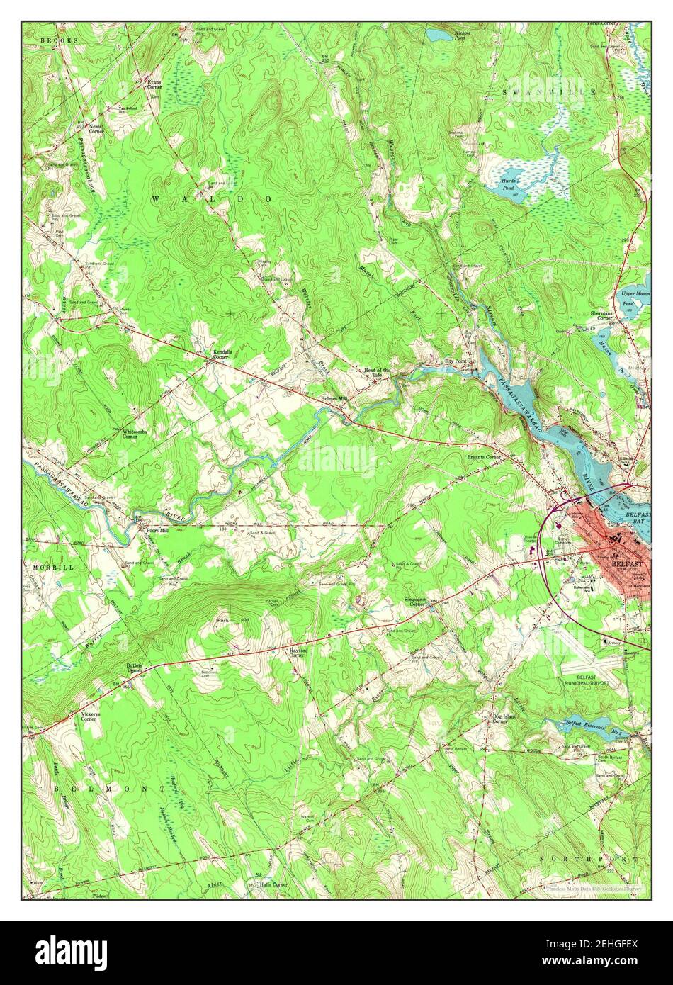 Old belfast map Cut Out Stock Images & Pictures Alamy