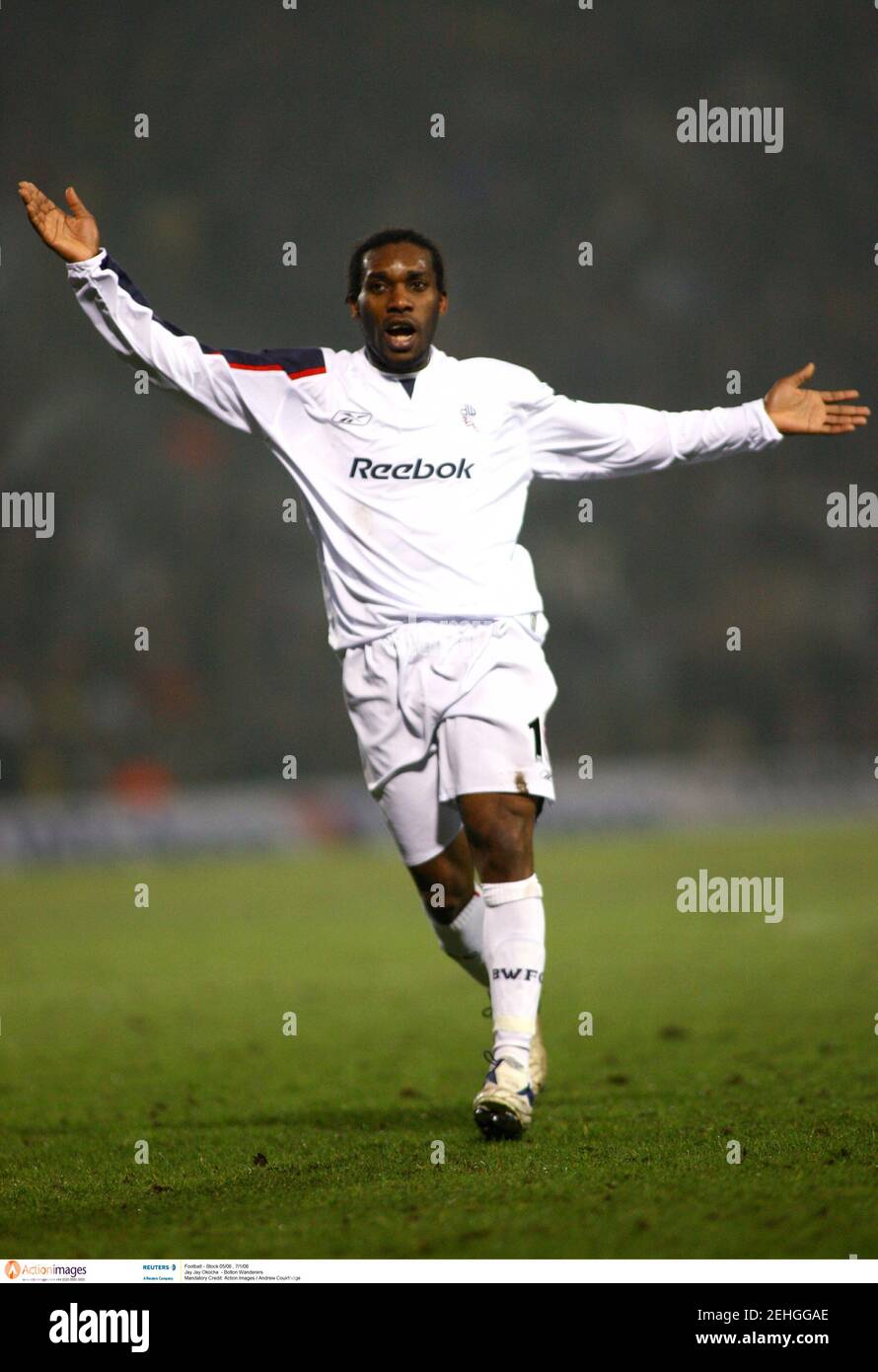 Football Stock 05 06 7 1 06 Jay Jay Okocha Bolton Wanderers Mandatory Credit Action Images Andrew Couldridge Stock Photo Alamy