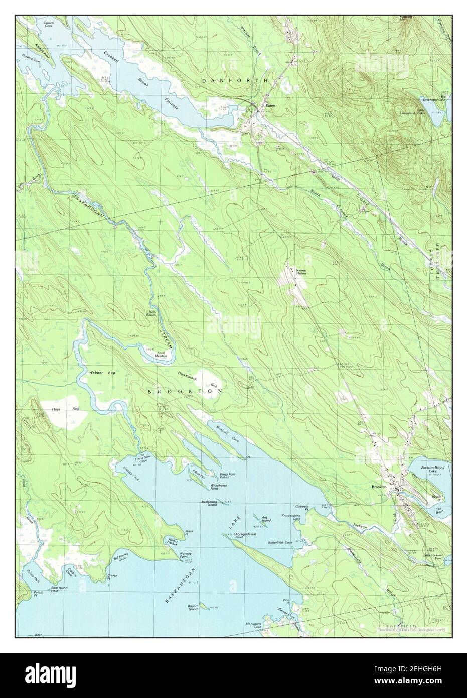 Brookton Maine Map Hi Res Stock Photography And Images Alamy