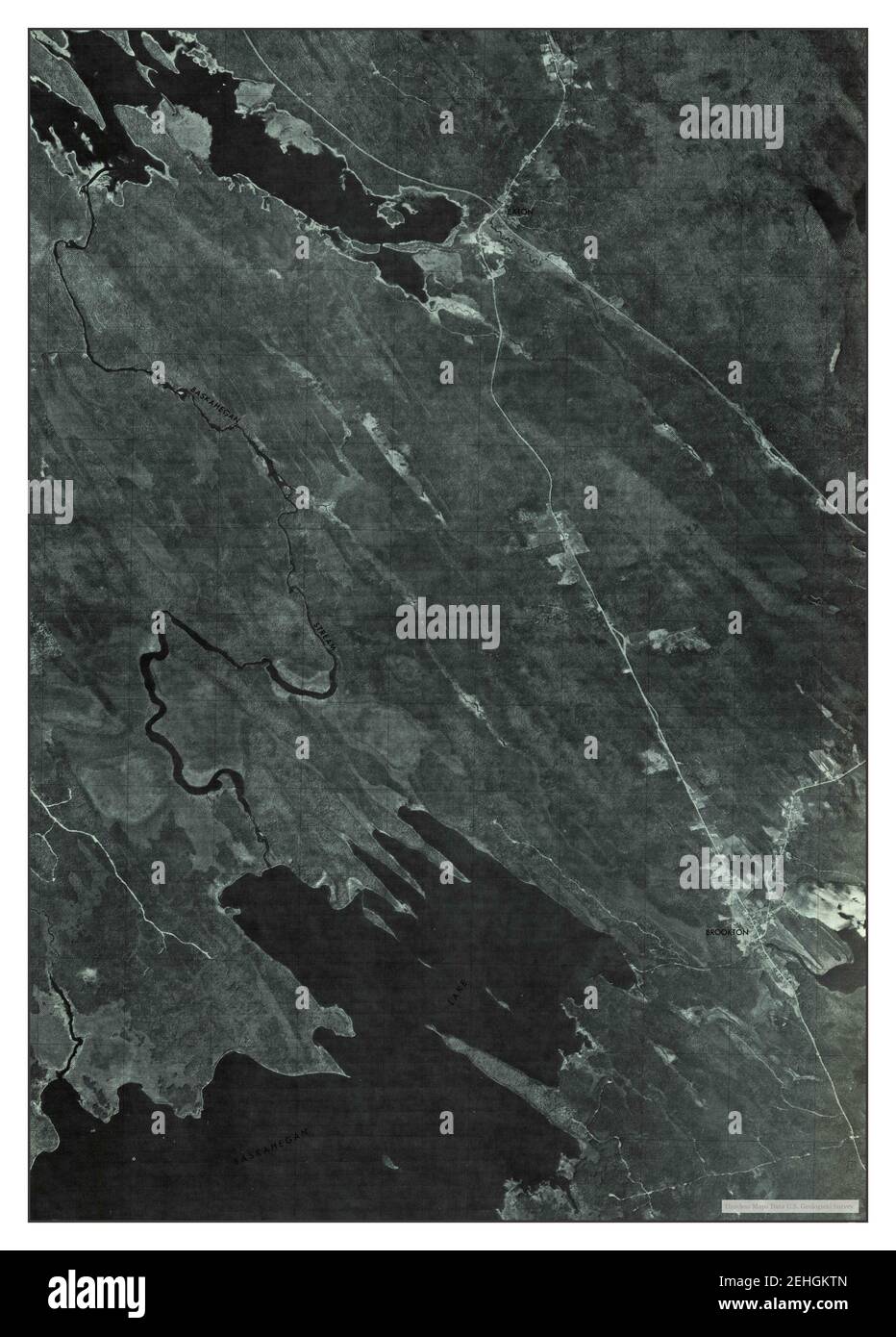 Danforth SE, Maine, map 1975, 124000, United States of America by Timeless Maps, data U.S