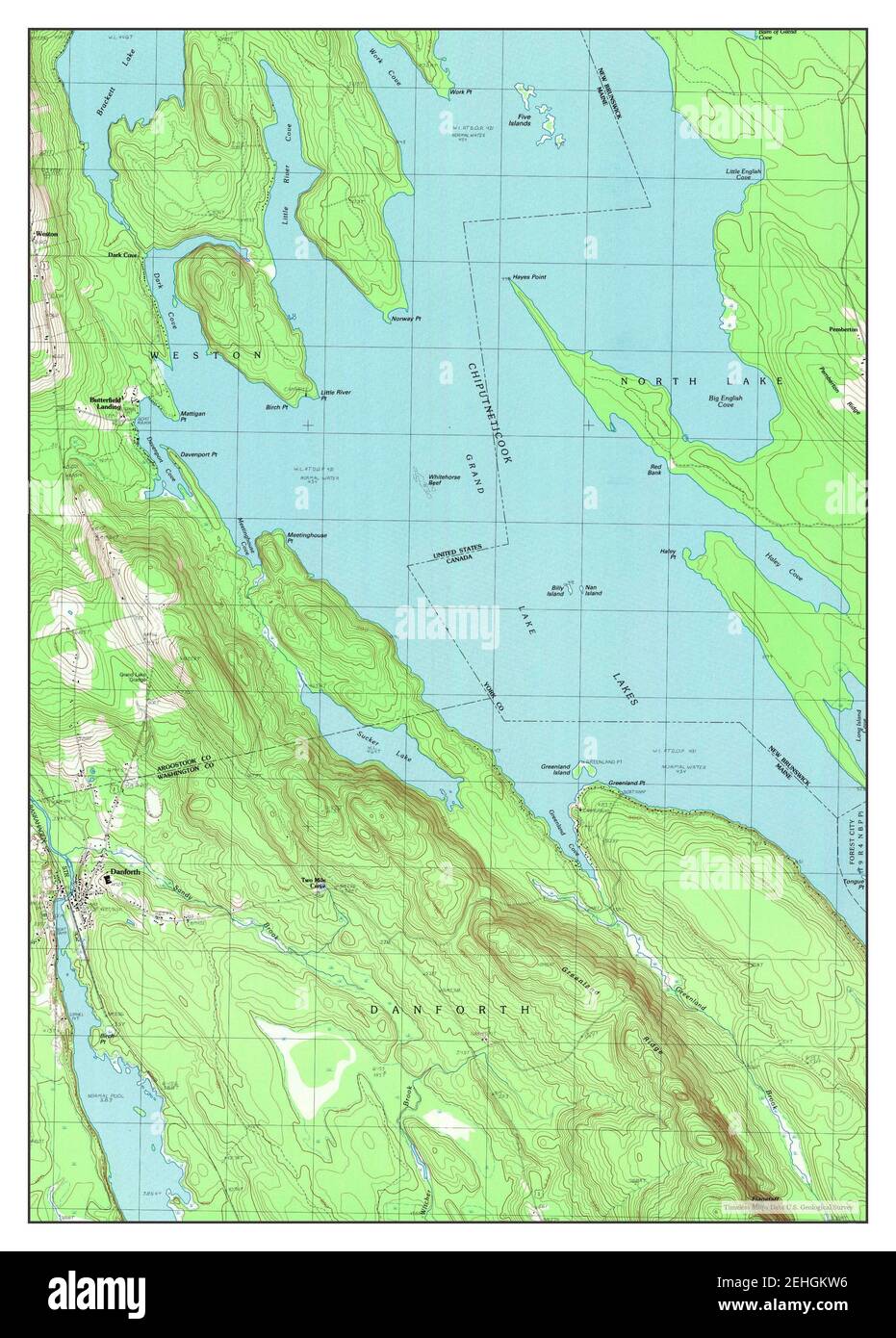 Danforth map hires stock photography and images Alamy