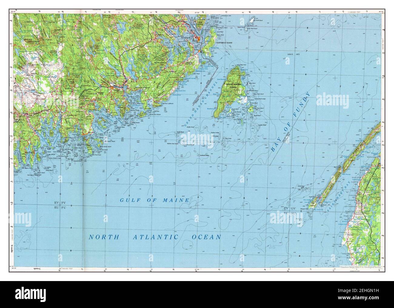 Eastport, Maine, map 1976, 1250000, United States of America by