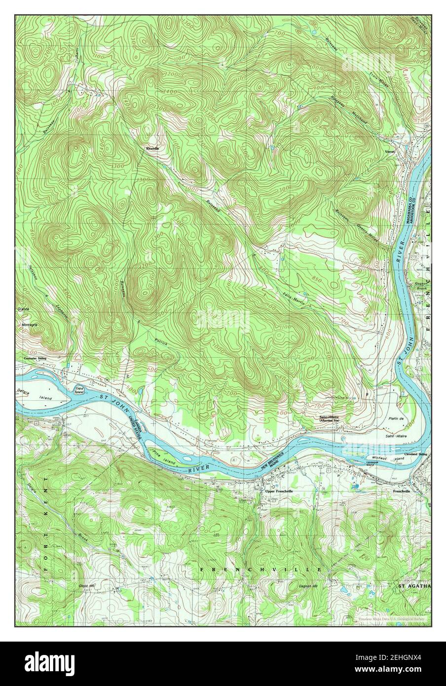 Frenchville maine map Cut Out Stock Images & Pictures Alamy