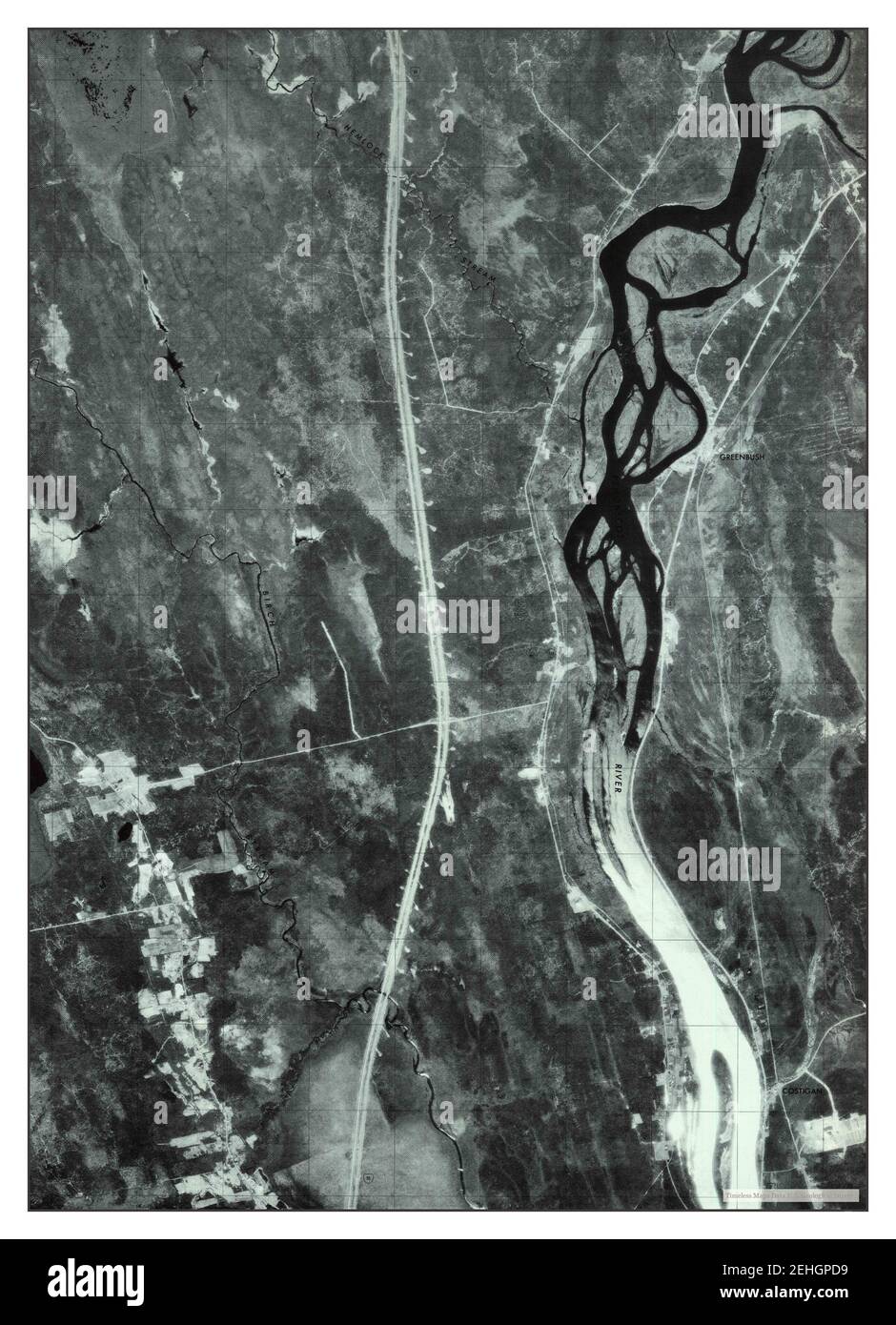 Map of greenbush hires stock photography and images Alamy