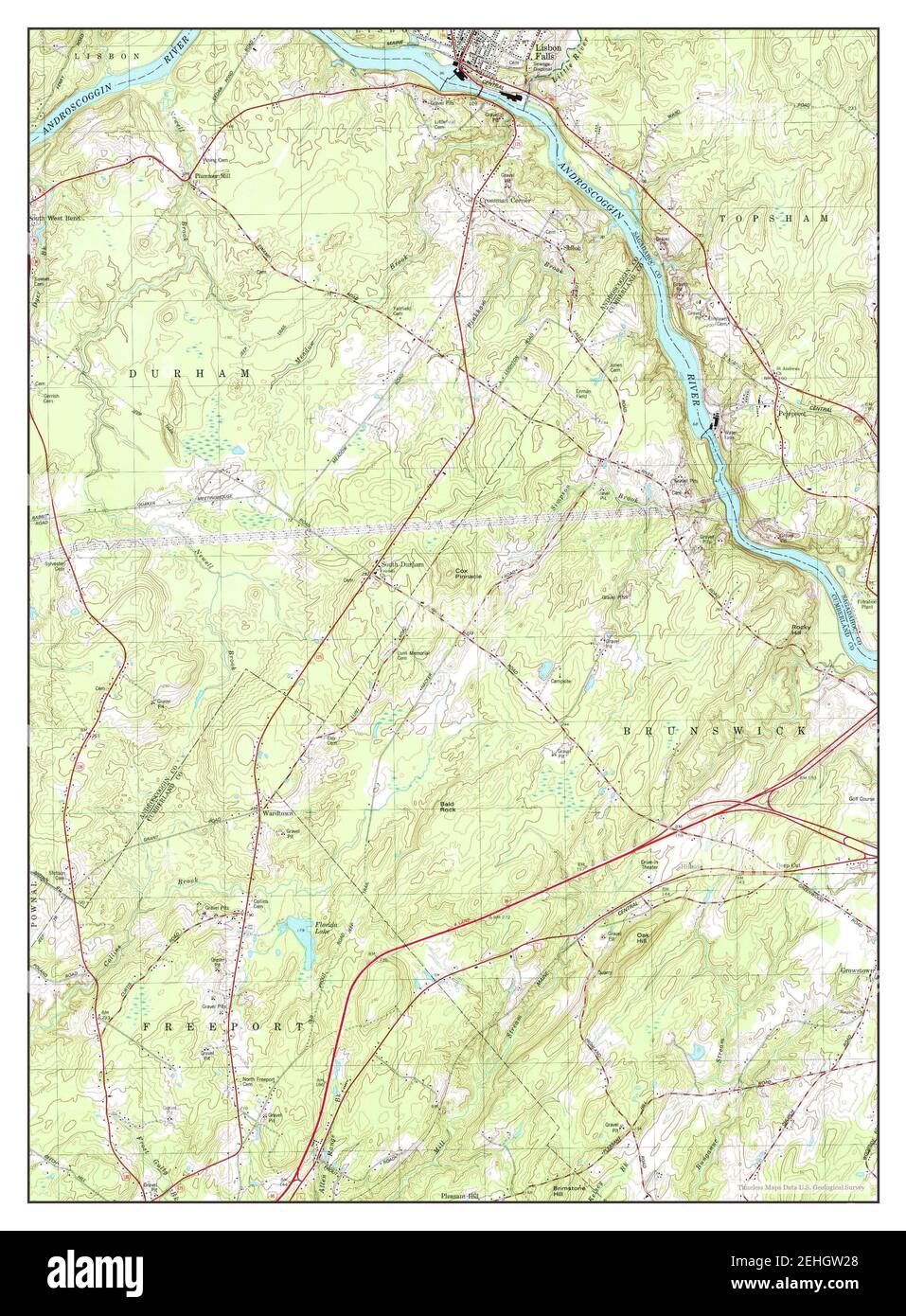 Lisbon falls Cut Out Stock Images & Pictures Alamy