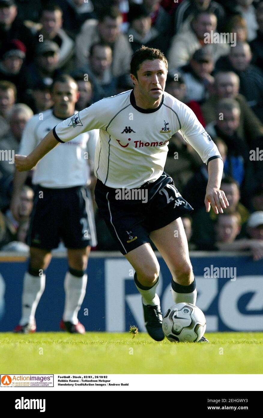 Football - Stock , 02/03 , 26/10/02  Robbie Keane - Tottenham Hotspur  Mandatory Credit:Action Images / Andrew Budd Stock Photo