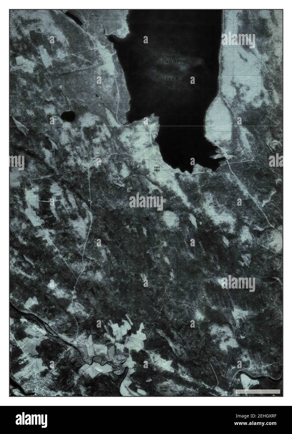 Milo North, Maine, map 1978, 124000, United States of America by