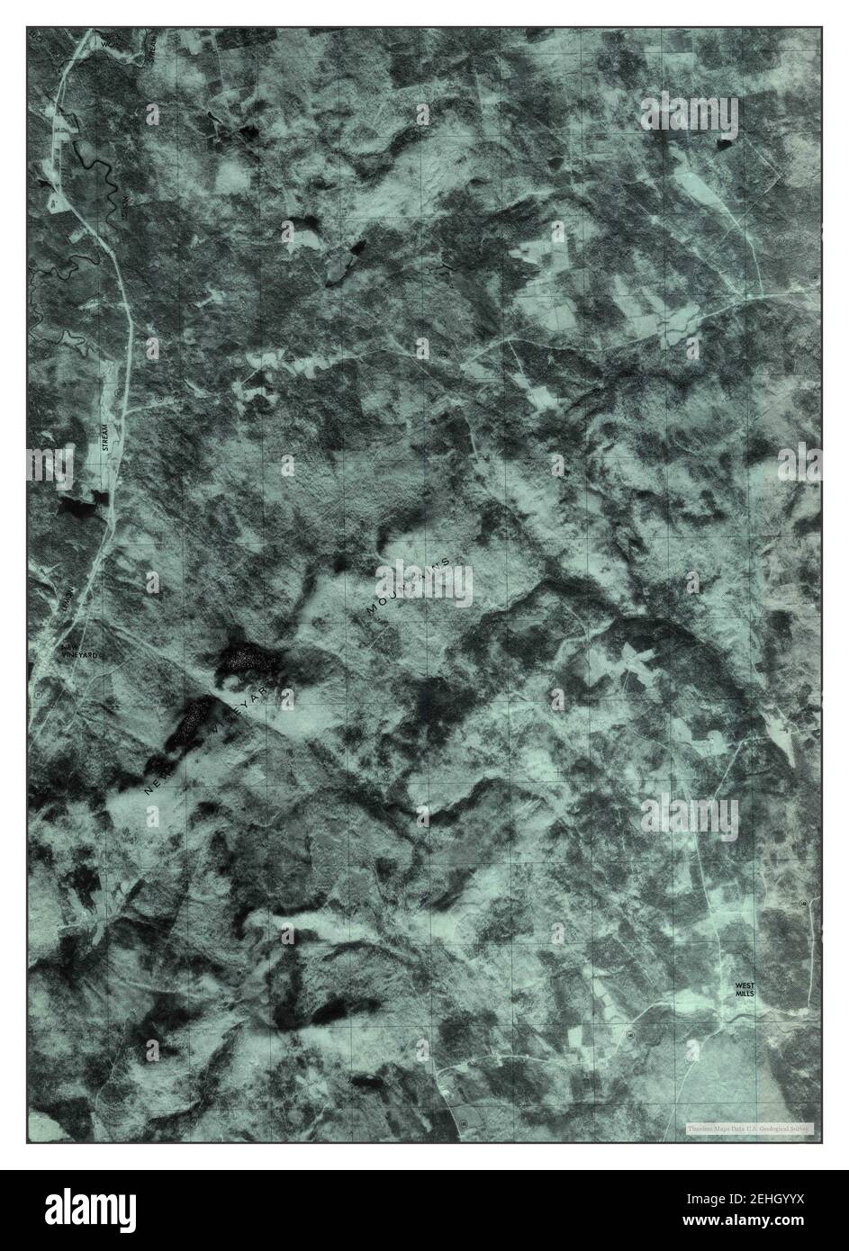 New Vineyard, Maine, map 1979, 124000, United States of America by