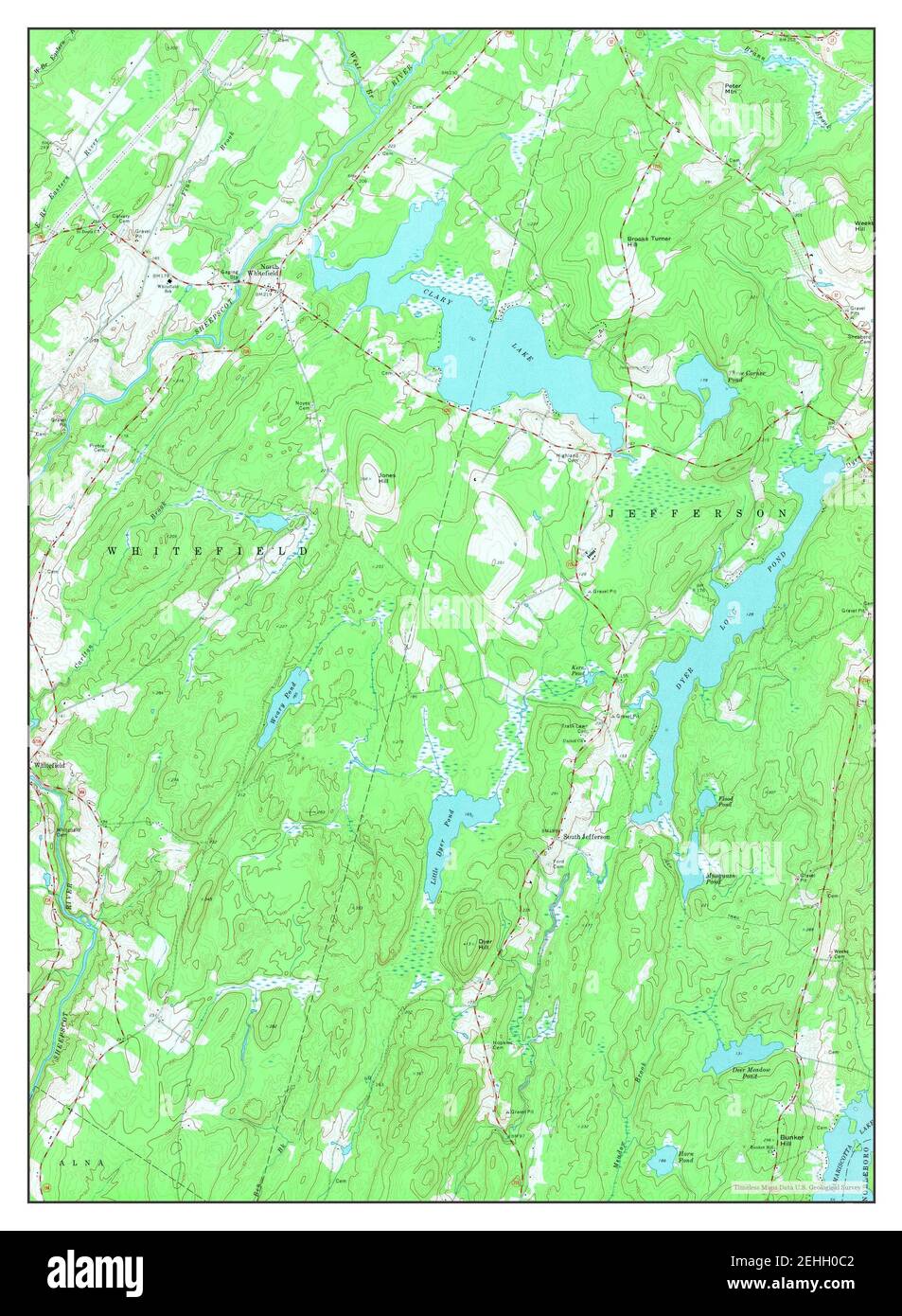 Map of whitefield Cut Out Stock Images & Pictures - Alamy