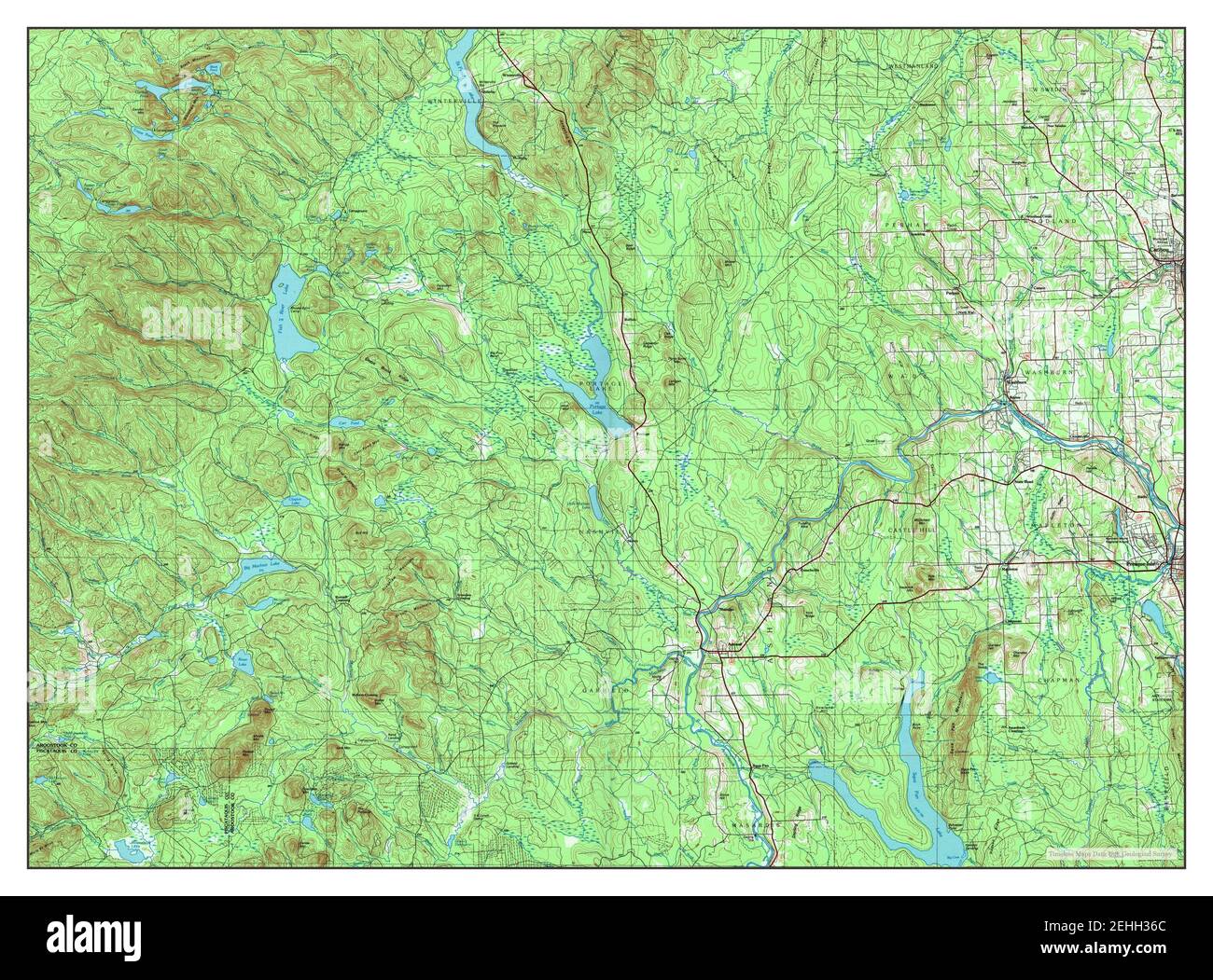 Presque Isle, Maine, map 1994, 1100000, United States of America by
