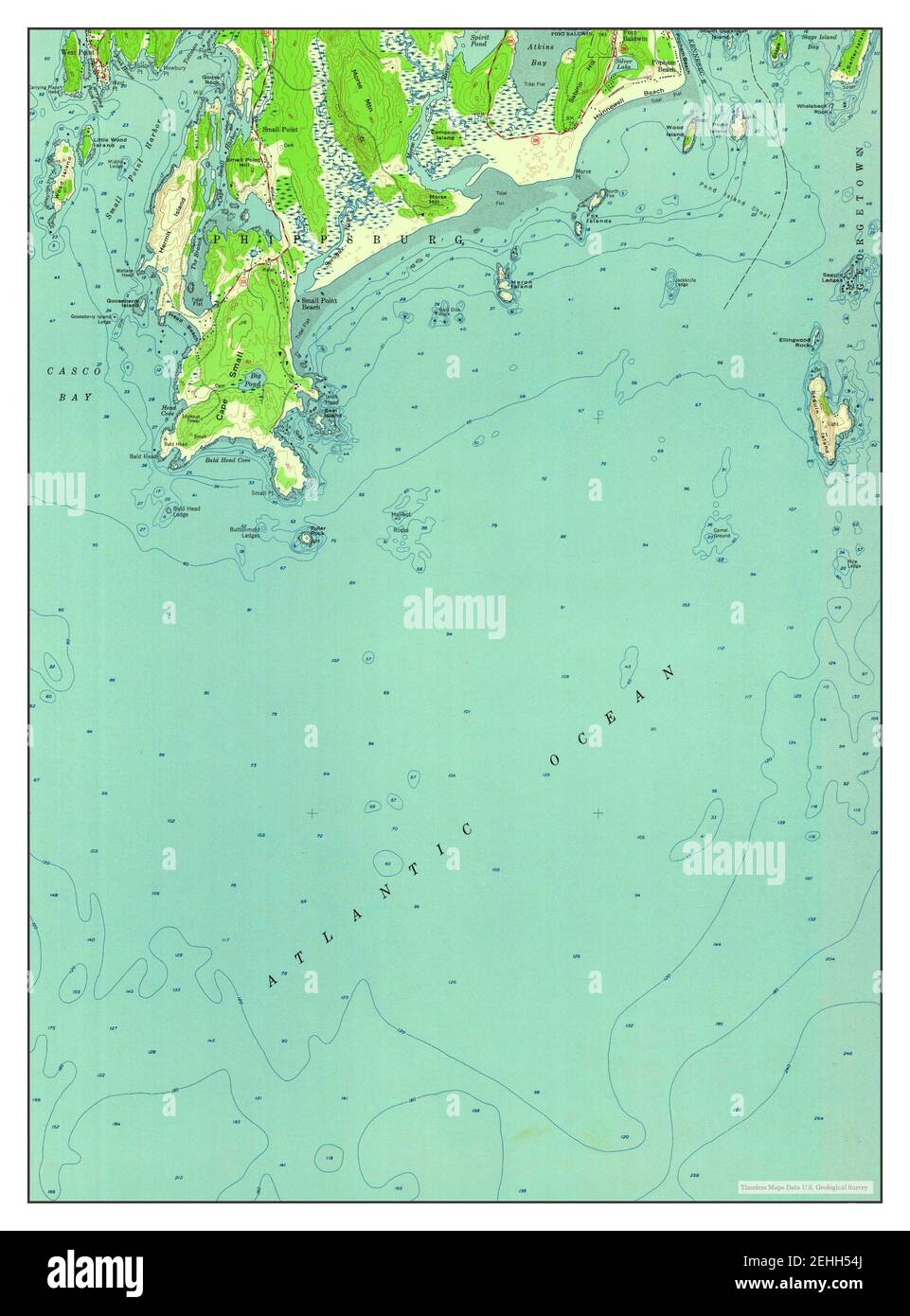 Small Point Maine Map Small Point, Maine, Map 1957, 1:24000, United States Of America By Timeless  Maps, Data U.s. Geological Survey Stock Photo - Alamy