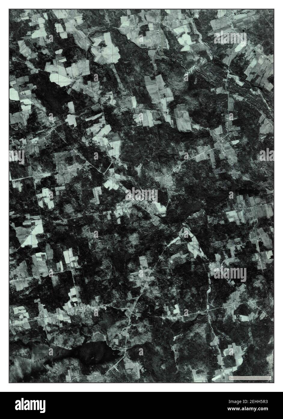 Stetson NE, Maine, map 1975, 124000, United States of America by