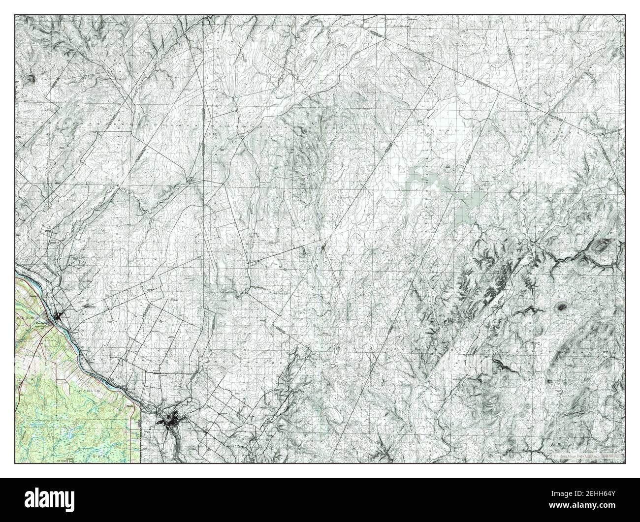 Van buren maine map Cut Out Stock Images & Pictures Alamy