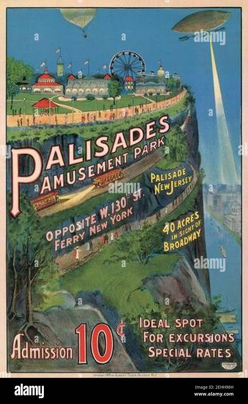 Palisades amusement park hi-res stock photography and images - Alamy