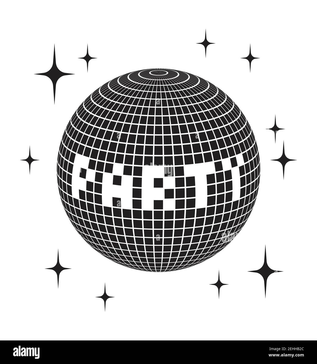 Disco ball Vector icon Disco ball Vector icon Stock Vector Image & Art ...