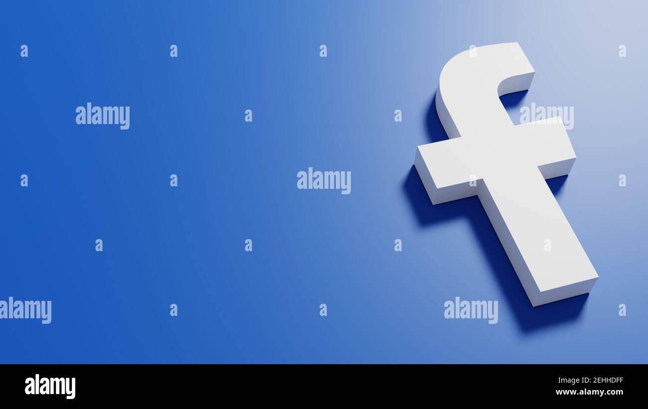 Facebook Logo 3d High Resolution Stock Photography And Images Alamy