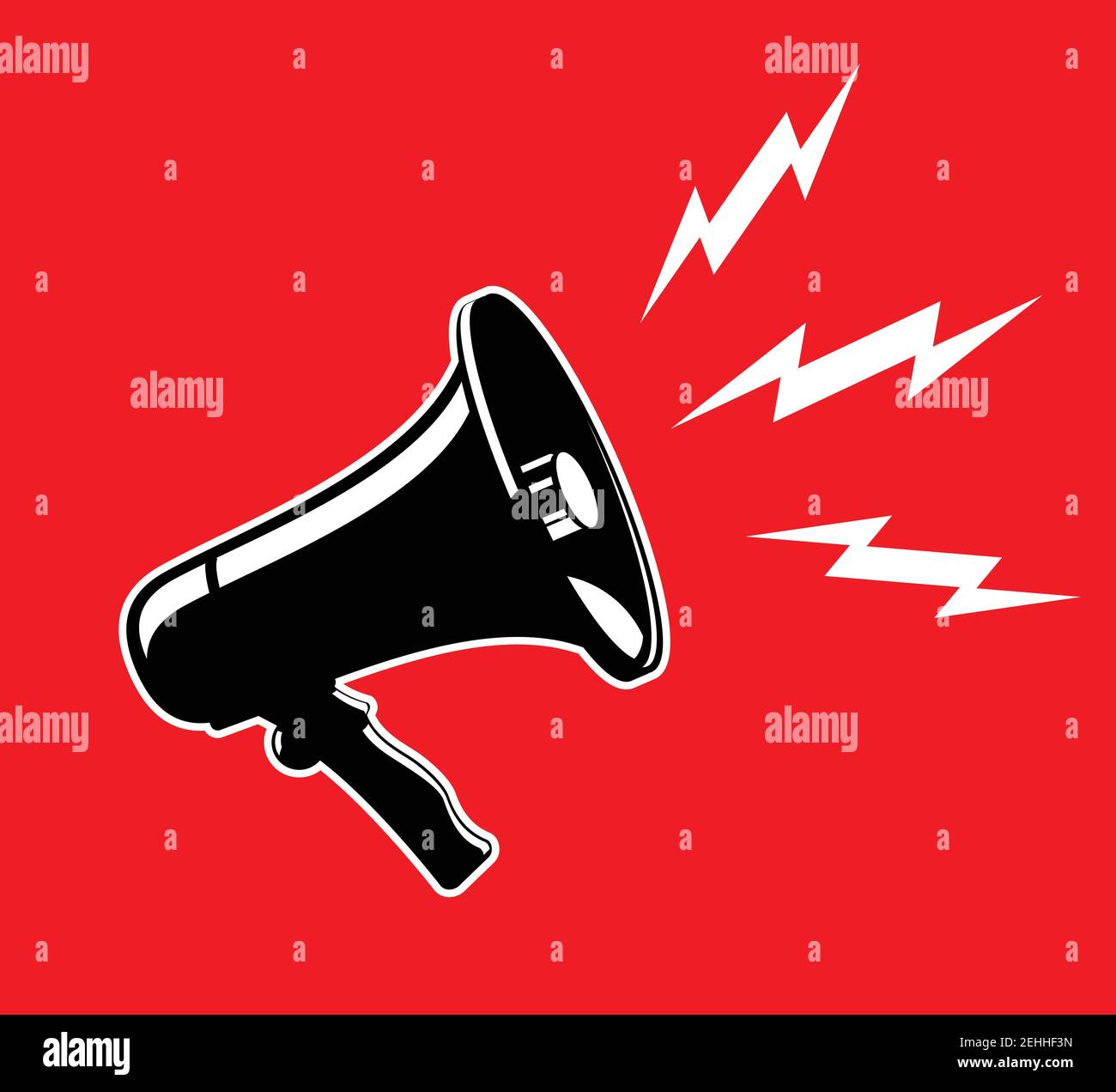 Megaphone vector Illustration Megaphone vector Illustration Stock Vector