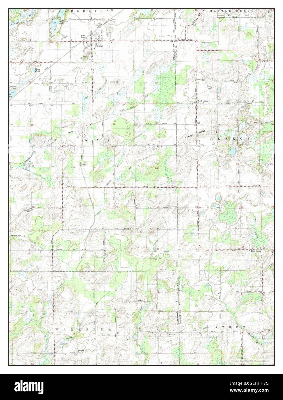 Map of climax hires stock photography and images Alamy